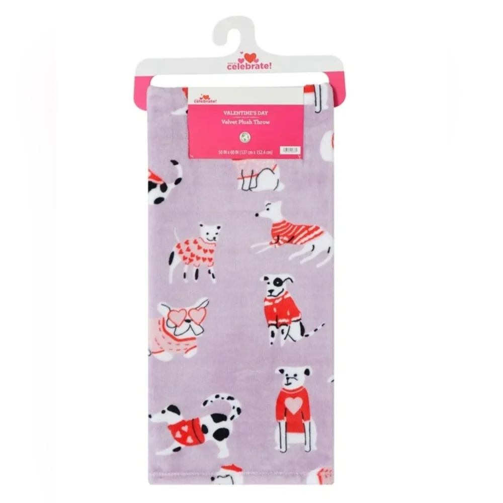 Cozy Valentine Holiday Throw Blanket 50